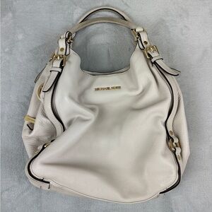 Michael Kors Cream Leather Shoulder  Bag Women’s